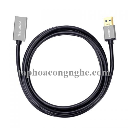 Ugreen 10494 0.5M màu Đen Cáp tín hiệu nối dài USB 3.0 dáng dây nhỏ cao cấp US115 30010494